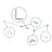 Bright Choice Rail Set 1-Fas L 1 x 2 Meter Vit | incl. Ändkåpa, Strömkontakt och L -Anslutningsstycke 